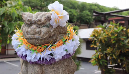 ハワイ出雲神社の狛犬