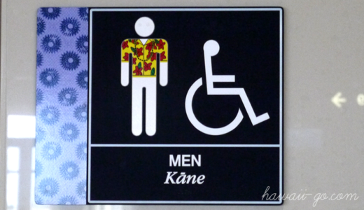 男性トイレの看板
