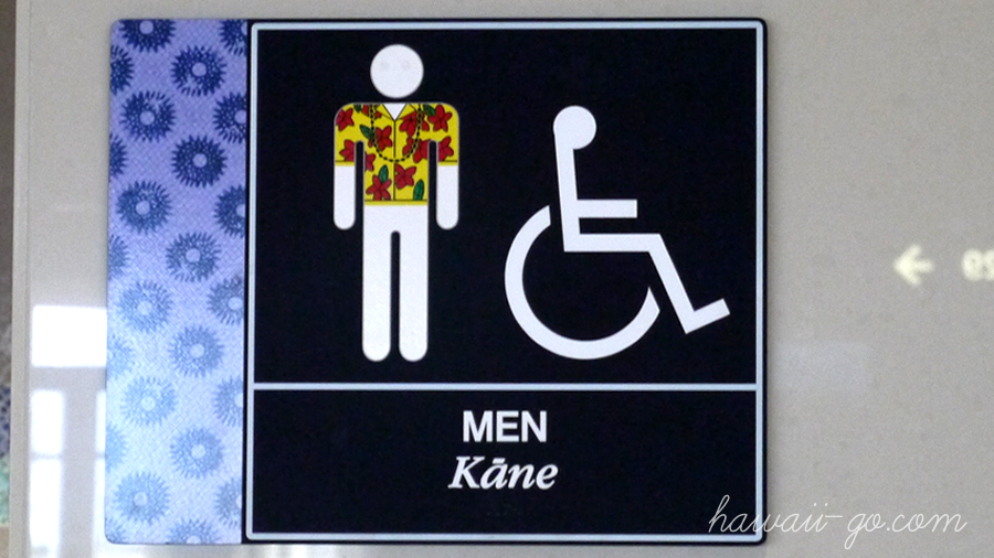 男性トイレの看板